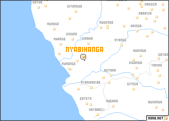 map of Nyabihanga