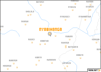 map of Nyabihanga