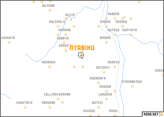 map of Nyabihu