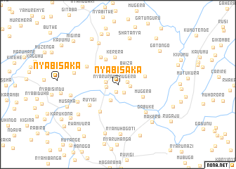 map of Nyabisaka