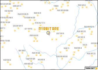 map of Nyabitare