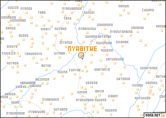 map of Nyabitwe