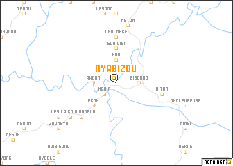 map of Nyabizou