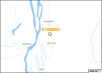 map of Nyabongi