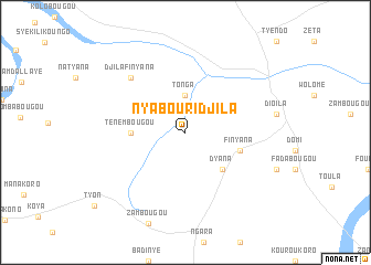 map of Nyabouridjila