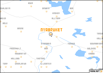 map of Nya Bruket