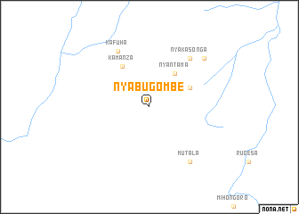 map of Nyabugombe