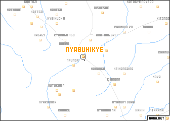 map of Nyabuhikye