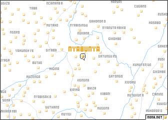 map of Nyabunya