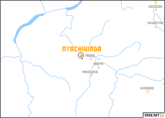 map of Nyachiwinda