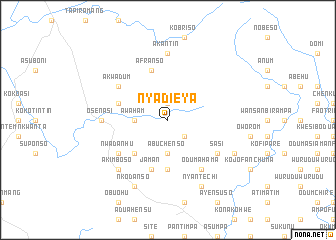 map of Nyadieya