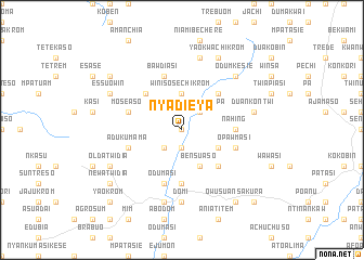 map of Nyadieya