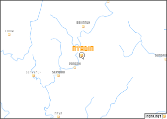 map of Nyadin