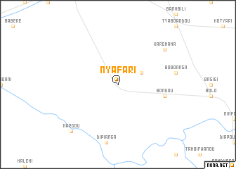 map of Nyafari