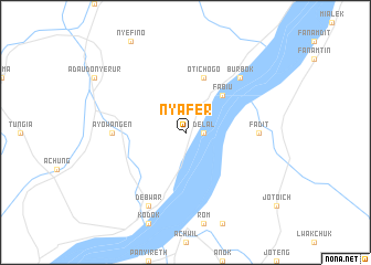 map of Nyafer
