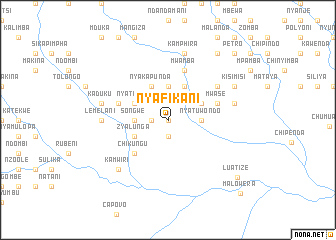 map of Nyafikani