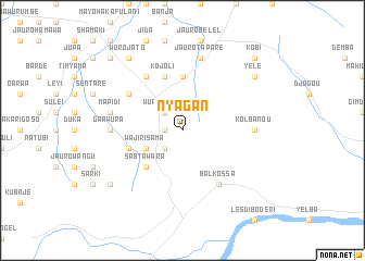map of Nyagan