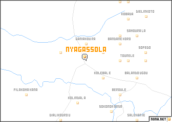 map of Nyagassola