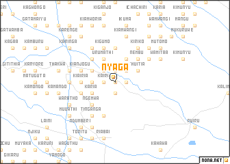 map of Nyaga