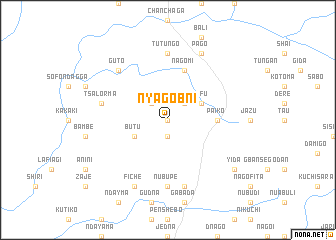 map of Nyagobni