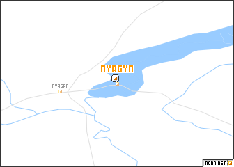 map of Nyagyn\