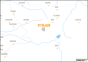 map of Nyajua