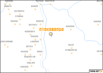 map of Nyakabanda