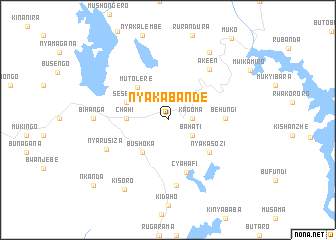 map of Nyakabande
