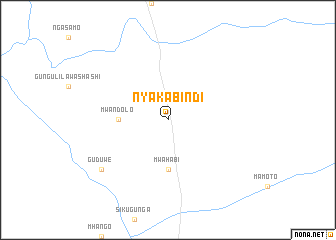 map of Nyakabindi