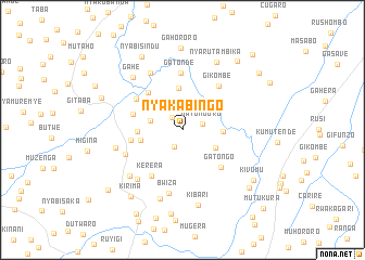 map of Nyakabingo