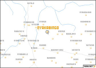 map of Nyakabingo