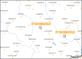 map of Nyakabungo