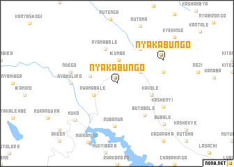 map of Nyakabungo