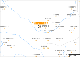 map of Nyakagera