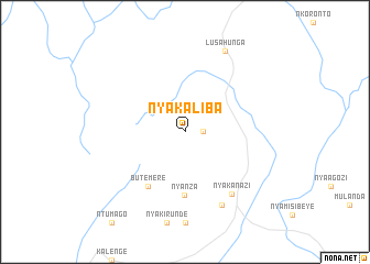 map of Nyakaliba