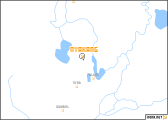 map of Nyakang