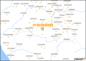 map of Nyakarambo