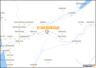 map of Nyakawanda