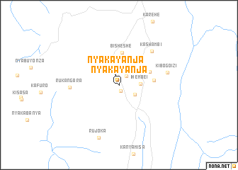 map of Nyakayanja