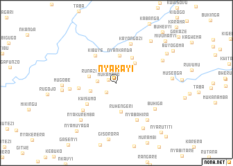 map of Nyakayi