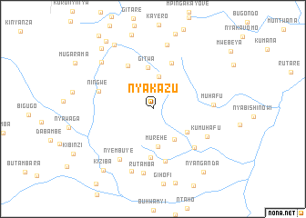 map of Nyakazu