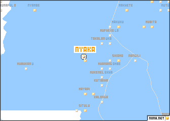 map of Nyaka