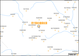 map of Nyakibaka
