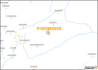 map of Nyakibereko