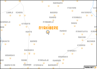 map of Nyakibere