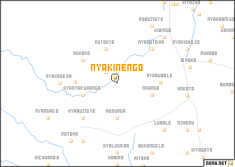 map of Nyakinengo