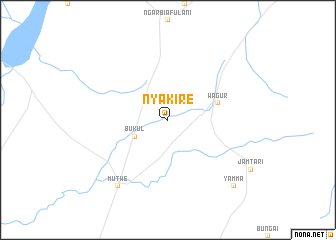 map of Nyakire