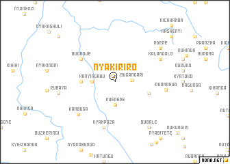 map of Nyakiriro