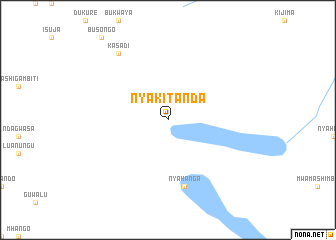 map of Nyakitanda
