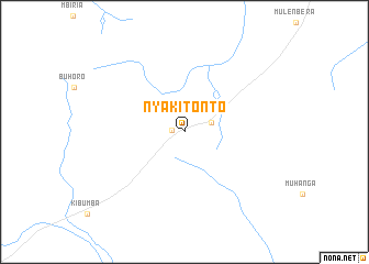 map of Nyakitonto